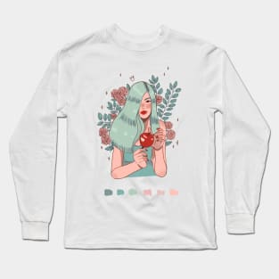 Apple Girl Long Sleeve T-Shirt